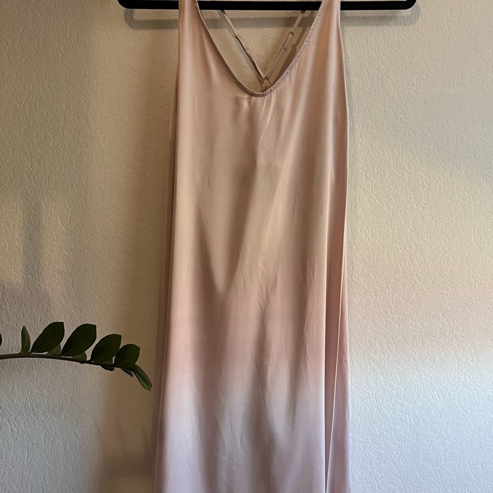 Soft pink night lounge dress size medium target brand